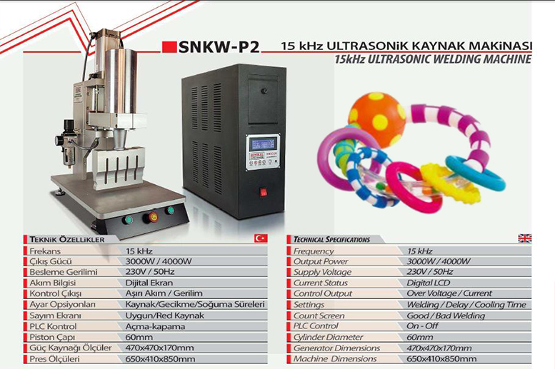 Ultrasonic Welding Machine of Toys and Rattles For Babies