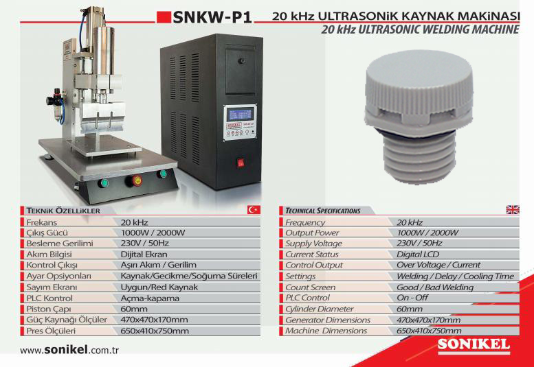 Ultrasonic Welding Machine for Ventilation Plugs Sealing